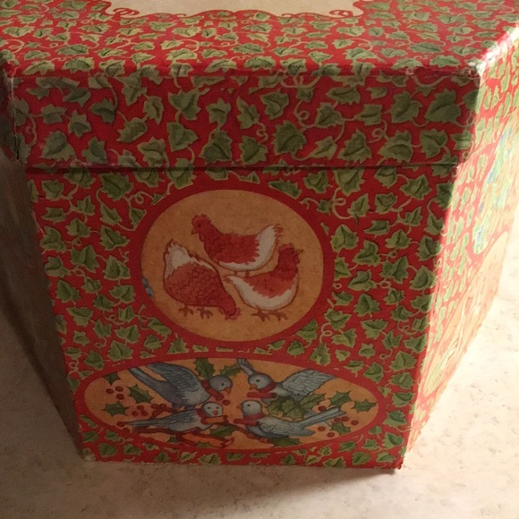 Vintage The Twelve Days Of Christmas Decoupage Balls/Ornaments with Original Box - Picture 2 of 9